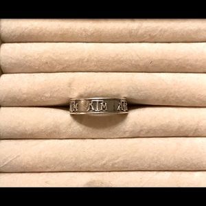 A&M sterling silver adjustable ring